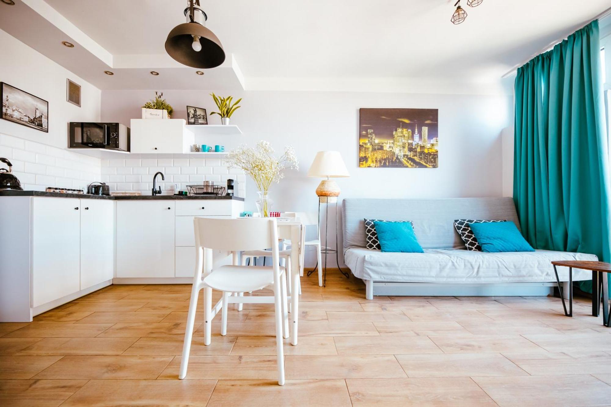 Bright 14Th Floor Central Home With Balcony & Views Varşova Dış mekan fotoğraf