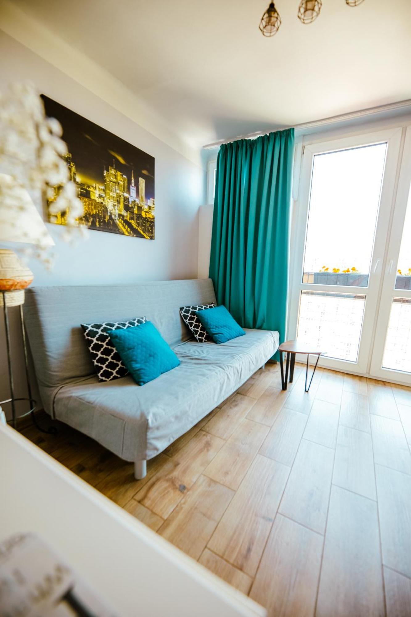 Bright 14Th Floor Central Home With Balcony & Views Varşova Dış mekan fotoğraf